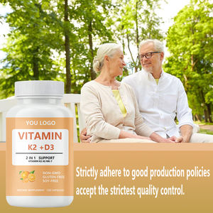 Kapsul Vitamin D3 dengan K2 mendukung kalsium Vitamin D3 K2 kualitas tinggi - Product Image 4