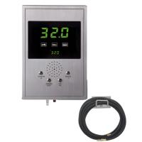 High Quality Full Automatic LED Digital Display Metal Tire Inflator Fast Inflate Emergency Light 0.3PSI Accuracy CE Certified
