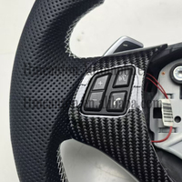 Nouvel arrivage en stock : Volant en cuir perforé et fibre de carbone, nouveau produit le plus populaire pour BMW E90, matériau en cuir