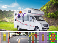 Caméra de voiture grand angle 1080p à 4 caméras, système de caméra panoramique à 360 degrés, caméra de tableau de bord DVR, système de caméra panoramique 3D, moniteur de vision panoramique AVM pour voiture