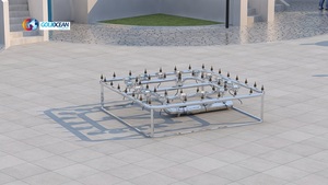 น้ำพุเต้นรำดนตรีแบบพกพา2ม. * 2ม. ดีไซน์ออกแบบได้ตามต้องการ - Product Image 2