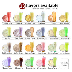 Polvo de Té con Leche Sabor Arándano Morado <span class=keywords><strong>Halala</strong></span> Doking, Polvo Instantáneo Multisabor Premium para Té de Burbujas y Cafeterías - Product Image 6