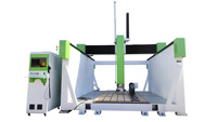 Fraiseuse CNC 3D 4 axes pour PU Polystyrène Polyuréthane Mousse EPS Styrofoam Cutter CNC Hot Wire Foam Cutting Machine