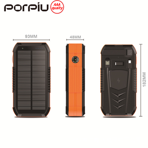 Banque d'alimentation solaire à manivelle, batterie Li-polymère, charge rapide PD22.5W, charge sans fil 15W, affichage LED, 40000mAh, portable, micro USB - Product Image 2