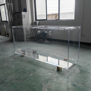 Aquarium personnalisé en acrylique exquis, grand aquarium commercial d'ornement transparent - Product Image 6