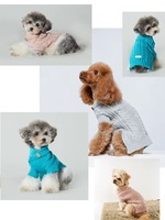 Vente chaude en gros, pulls pour chien en polyester, multicolores, mignons, simples, chauds, doux, pour toutes les saisons