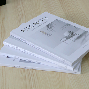 สีเฟอร์นิเจอร์ชุดแฟชั่นภาษาอังกฤษหนังสือนิตยสารจำลองการขายสำนักงานคาเฟ่อุปกรณ์ตกแต่งหนังสือเครื่องประดับพลิก - Product Image 2