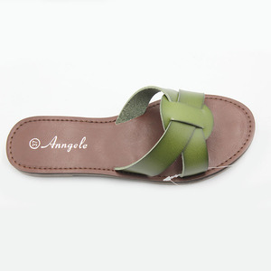 Sandales de <span class=keywords><strong>plage</strong></span> originales pour femmes et dames, chaussures plates tendance, tongs <span class=keywords><strong>pas</strong></span> chères - Product Image 3