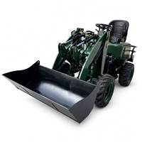 Mini-chargeuse compacte diesel 4x4 avec moteur diesel, machine de construction compacte à vendre