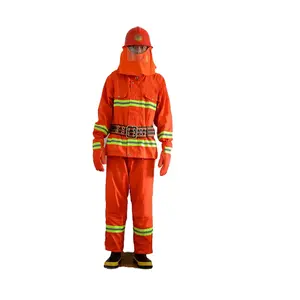 Trang Phục Cứu Hỏa Aramid Mới 2021 Thượng Hải PENCO Áo Khoác Nomex Coverall Quần Áo Làm Việc Trang Phục Làm Việc Đồng Phục Lính Cứu Hỏa