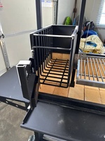 Barbecue argentin en acier inoxydable Tagwood Charcoal avec briques réfractaires pour Grillades Gaucho / Parrilla / Santa Maria