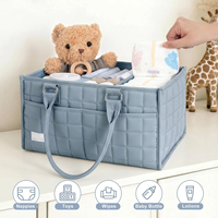 Panier de rangement pliable et portable pour couches, nouveau design, étanche, pour chambre de bébé, idéal comme panier cadeau pour bébé