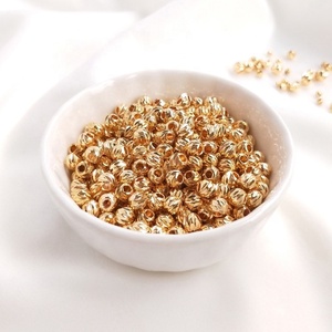 Componentes de Joyería al por Mayor, Bolas Redondas de Diferentes Tamaños, Chapadas en Oro de 18k, para <span class=keywords><strong>Hacer</strong></span> <span class=keywords><strong>Pulseras</strong></span> Hechas a Mano - Product Image 4