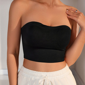 <span class=keywords><strong>Sujetador</strong></span> sin Tirantes de Silicona Antideslizante, un <span class=keywords><strong>Sujetador</strong></span> sin Tirantes Diseñado Específicamente para Usar como Prenda Exterior Camiseta sin mangas para mujer - Product Image 1