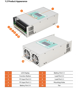 PowMr 60A 80A 100A MPPT Solar Charge Controller 12/24/36/48V Auto High-Performance DSP solar charge controller - Product Image 6