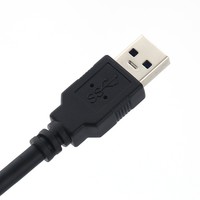 Fabricantes USB 3,0 A macho a ángulo recto Micro B Cable macho de 90 grados para discos duros externos MICRO B Cable USB 3,0