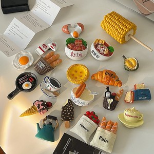3D Custom Modern Personalized Snack Information Playback Artificial Food Refrigerator Magnet Creative 3D Magnet Made of Resin - Product Image 1