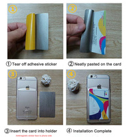 Autocollant NFC magnétique anti-métal imprimable personnalisé, autocollant anti-métal bloquant les RFID