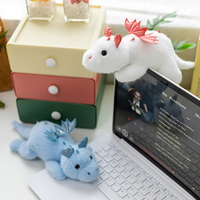 Vente en gros usine – Peluche Dragon super douce de 8 pouces, rembourrée en coton PP, pour machines à griffes, cadeaux anti-stress pour enfants