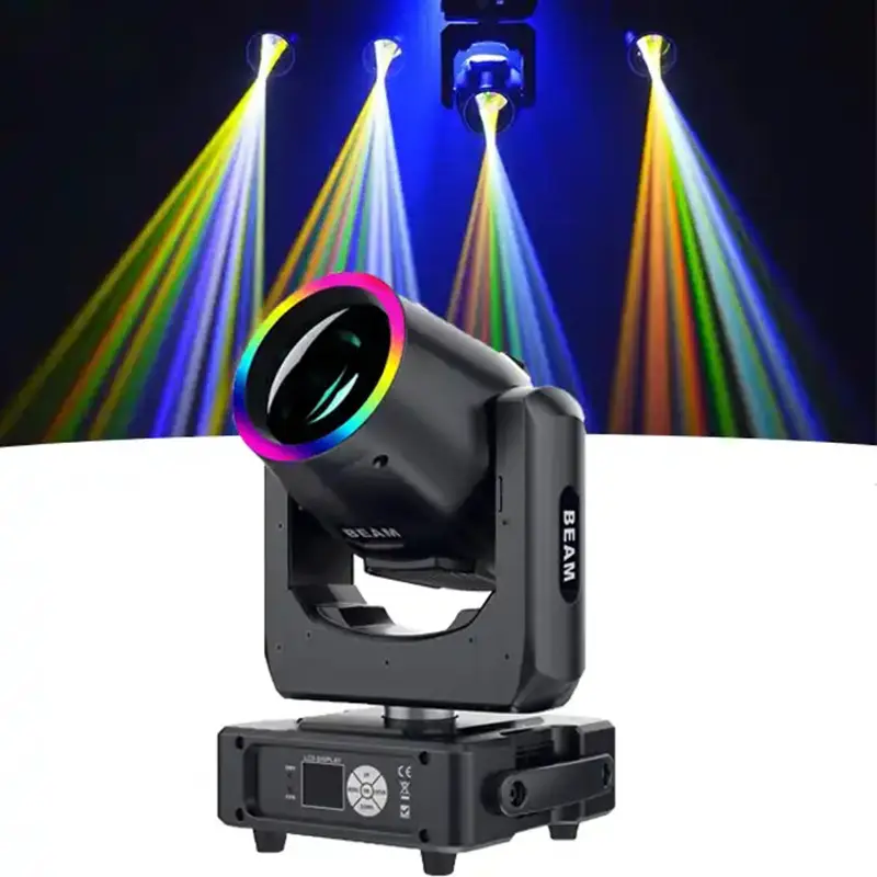 NEW Product 295w Moving Head Beam KTV Led Circle Ring Light Nightclub Moving Head Disco Stage Light