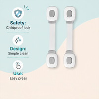 Verrou de tiroir multifonctionnel pour la sécurité des enfants, sécurité pour portes mobiles, sécurité bébé sans perçage pour armoires et réfrigérateurs
