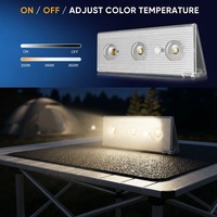Guirlandes lumineuses solaires LED modernes rechargeables en courant continu, étanches IP66, lampes féériques pour le camping, le jardin, les fêtes, la pergola, la cour arrière, utilisation en extérieur