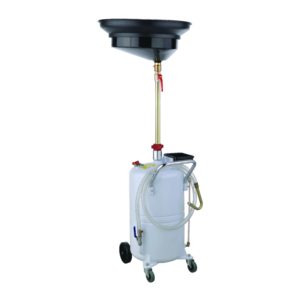 Tanque de Drenaje de Aceite Usado de 90L, Metálico, Negro, Operado por Aire, para Cambio de Aceite de Automóviles y Transferencia de Fluidos y Combustible - Product Image 1