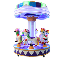 Manège pour 6 joueurs FULL FUN, machine de jeu d'arcade pour enfants, support anglais, métal et acrylique