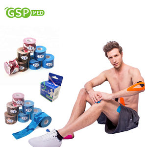 OEM Camo impreso resistente al agua músculo <span class=keywords><strong>cinta</strong></span> ejercicio Kinesiología <span class=keywords><strong>cinta</strong></span> deporte médico sensible pegamento Atlético elástico K <span class=keywords><strong>cinta</strong></span> - Product Image 2