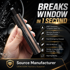 Herramienta Portátil de Escape de Vehículos, Rompecristales de Emergencia, Cortador de Cinturones de Seguridad, Martillo de Rescate para Automóviles - Product Image 1