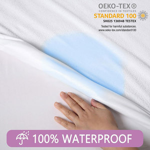 Tela de toalla de Hotel, Sábana impermeable, algodón grueso acolchado, tela transpirable, funda <span class=keywords><strong>protectora</strong></span> de colchón específica para Hotel - Product Image 4