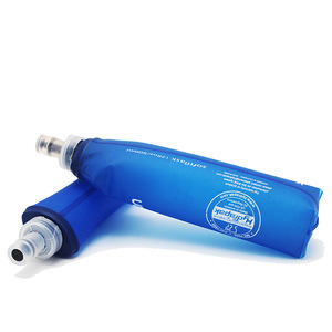 Botella de Agua Plegable de Silicona Libre de BPA, Botellas de Agua de Silicona Personalizadas de 300 ml y 500 ml, Bolsa de Agua para Correr - Product Image 1