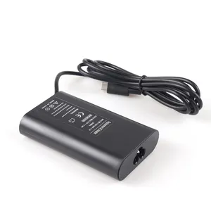 Adaptador e carregador 65w tipo-c, adaptador para laptop dell ha65nm170 carregador xps 12 (9250)