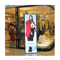 Écran d'affichage LED pliable sur pied, bannière LED P1.5 P1.8 P2 P2.5, affichage publicitaire LED pour exposition