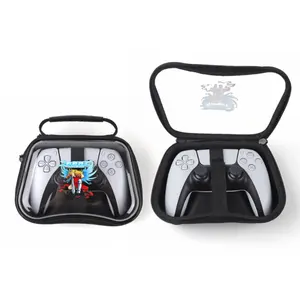 PS5/XboxシリーズS/X用のPS5ゲームコントローラー保護PVCバッグキャリング用透明収納バッグ