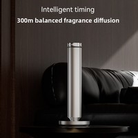 Mini Diffuseur d'Arômes Électrique Intelligent Portable sans Fil Type-C Silencieux de Luxe avec Grand Écran LED, 100ml, pour Hôtels