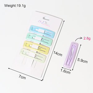 Bphne <span class=keywords><strong>Kids</strong></span> Buntes Haar Zubehör Emaille Bb Clip Oil Drop Snap Haars pange für Frauen Mädchen - Product Image 6