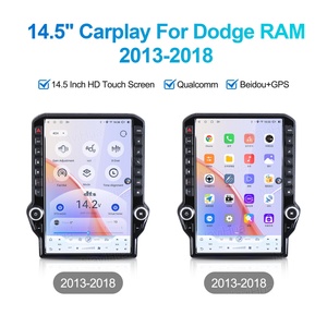 14.5 Inch Tesla Screen Multimedia Android Car Radio <b>Stereo</b> Auto Head Unit Monitor Carplay GPS Navigation for Dodge RAM 2013 2018 - Product Image 4