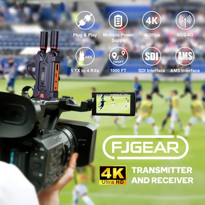 Bộ thu phát <span class=keywords><strong>video</strong></span> không dây phổ biến 4k SDI & HDMI-tín hiệu xuyên tường 1000ft/305m cho phát trực tiếp sự kiện ngoài trời - Product Image 4