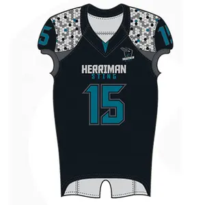 wholesale customized cheap full sublimation high quality american football jerseys mesh youth