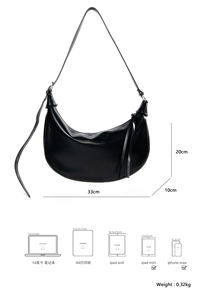2024 bolso de hombro informal para mujer, bandolera con cabestrillo, equipaje de mano, bolsas de bola de masa hervida para mujer - Product Image 6