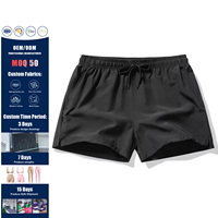 Shorts de sport décontractés personnalisés en nylon à taille mi-haute pour hommes, de haute qualité, service OEM, séchage rapide, respirants