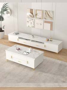 Table basse/salle à manger multifonctionnelle en bois massif avec plateau relevable, style crème, table pliante compacte pour petits salons, meubles de maison - Product Image 5