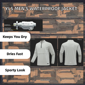 Chaqueta Deportiva para Hombre, Estilo Informal, Cuello Alto, Cierre de Cremallera, Secado Rápido, Impermeable, Cortavientos, para Senderismo al Aire Libre, con Logotipo Frontal - Product Image 2