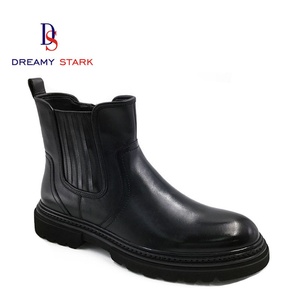 Botas de Invierno Dreamy Stark 2025, Nuevo Diseño, de Caña Alta, Sin Cordones, de Cuero Genuino, Cómodas, para Hombre, Oficina y Moda Profesional - Product Image 1
