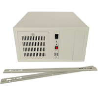 ATX casing rangka terpasang dinding, casing komputer perlengkapan CNC kontrol industri dengan sasis rangka pembawa daya PC, casing Port Depan USB
