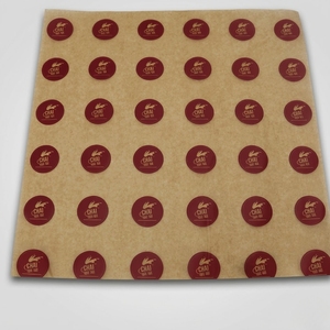 Papel de Mantequilla de Grado Alimenticio con Logotipo Continuo Impreso, Papel de Envolver Antigrasa con Recubrimiento de una Cara, Hoja Personalizada con Marca - Product Image 1