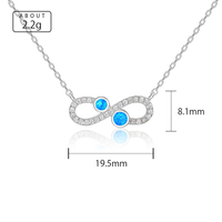 Infinite Muse Collier d'opale en argent 925 avec des peintures à l'huile classiques élégantes Style vintage élégant pour les mariages et les fêtes