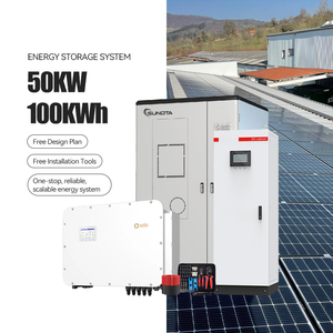 Systèmes solaires hybrides photovoltaïques complets 30 kW, 50 kW, 80 kW, 100 kW pour l'énergie domestique et l'utilisation commerciale - Product Image 1