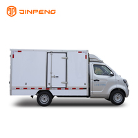 2024 JINPENG G32 Green Power Mini camioneta eléctrica de alta velocidad 1280KG capacidad de carga gran oferta caja de camión cerrada de litio